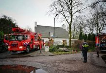 Schoorsteenbrand Oisterwijk