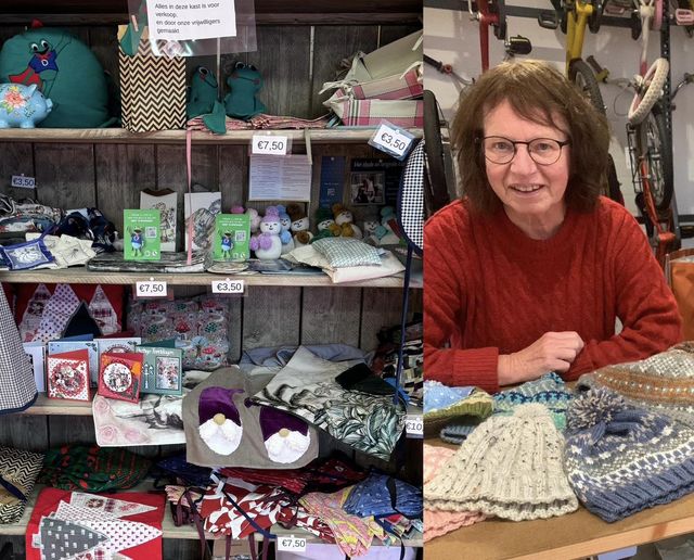 Sociaal Huis met kraam bij Winterglow Oisterwijk