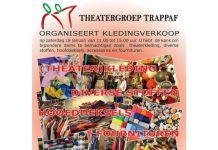 Toneelgroep Trappaf verkoopt kleding