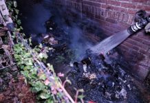 Kliko in brand bij woning in Oisterwijk