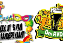 Carnaval op het plein in Moergestels Pierewaaiersrijk