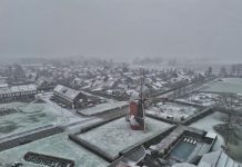 Moergestel en Oisterwijk in de sneeuw (Drone)