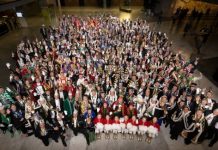 Het traditionele prinsenbezoek aan de Commissaris van de Koning van Brabant