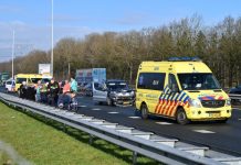 Aanrijding A58 bij Moergestel