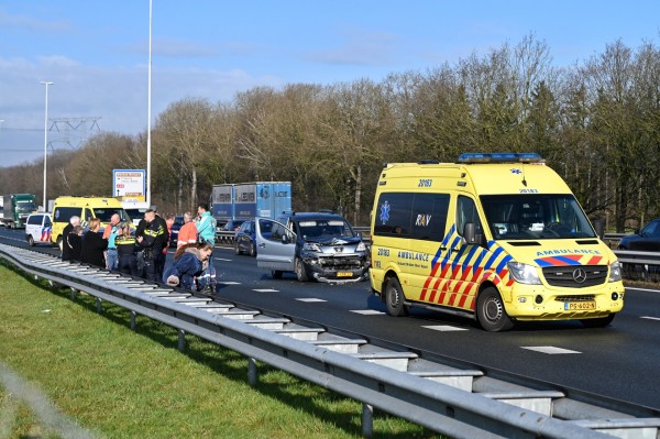 Aanrijding A58 bij Moergestel