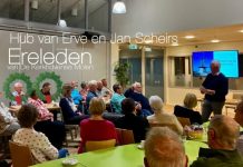 Jan en Hub nu Ere-bestuurslid van De Kerkhovense Molen