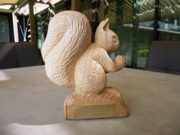 Zwerf Afval Pakkers Oisterwijk ontvangen de Groene Eekhoorn