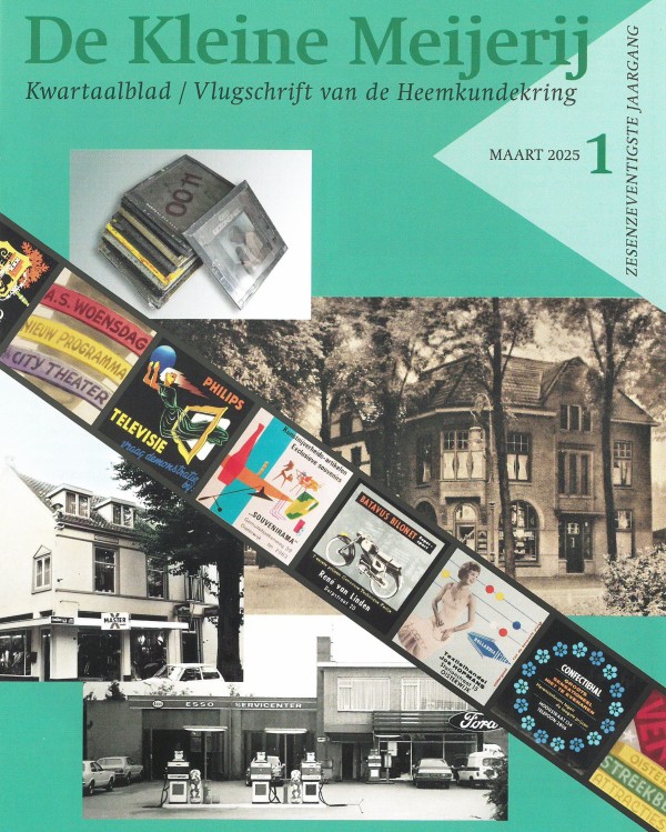 Vader Henny Vrienten en oude bioscoopreclame in nieuw magazine Kleine Meijerij