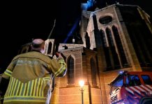 Spannende avond na brandlucht in Petruskerk