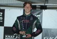 Karttalent Lukas van den Heijkant uit Oisterwijk haalt podiumplek in GK4 Kart Series