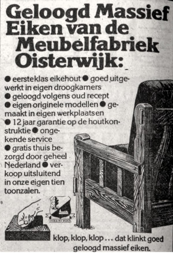 Advertenties van toen: Klop klop uit Oisterwijk