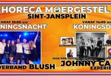Koningsdag en Koningsnacht in centrum Moergestel