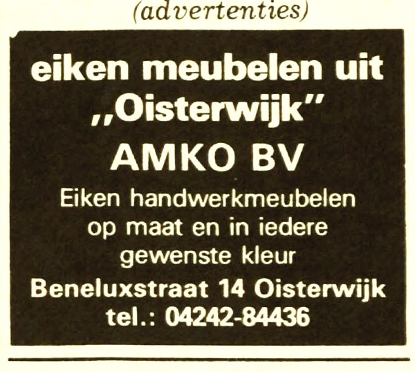 Advertenties van toen: Ambachtelijke meubelkunst