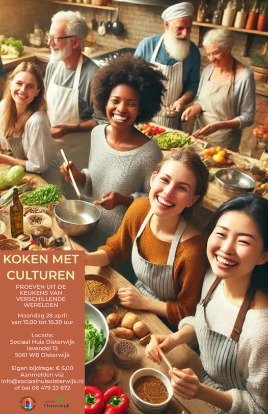 Sociaal Huis Oisterwijk gaat koken met culturen