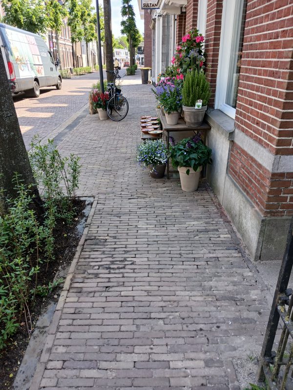 Nieuwe weginrichting met blindegeleidestrook in Oisterwijk is waardeloos