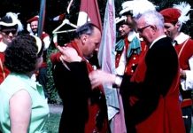 Beeldbank Oisterwijk: Wim Deen koning Gilde Sint Sebastiaan – 17 juli 1967