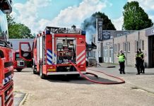 Brand in chalet Moergestel schuur uitgebrand