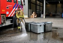 Man gewond na stofexplosie en brand Oisterwijk