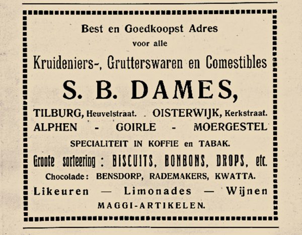 Advertenties van toen: De dames Dames