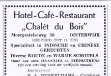 Advertenties van toen: Chalet du Bois