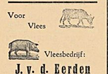 Advertenties van toen: Slagerij Van Eerden