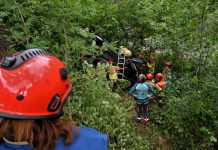 Zwangere vrouw met auto van de weg af in Moergestel (+ Video)