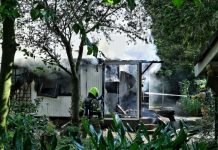 Traumaheli voor twee zwaargewonden bij brand in Haaren (Update)