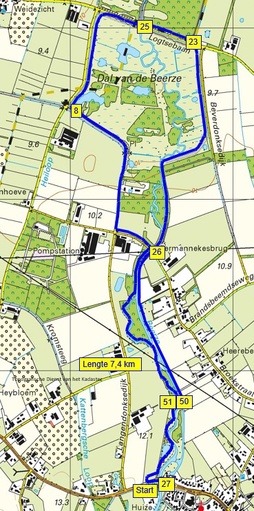 Eerste van de maand wandeling gaat niet door