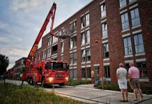 Stormschade bij woning op KVL Oisterwijk