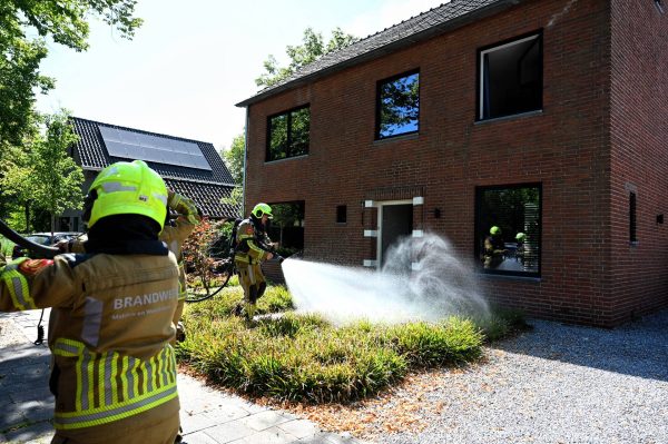 Brand in badkamer Oisterwijk