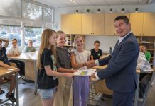 Gemeente Oisterwijk ontvangt duurzaamheidsrapport van groep 7 De Groene Parel