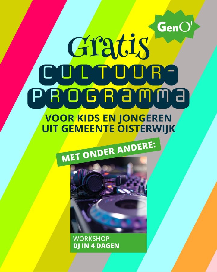 Ook ouders mogen gratis mee naar cultuurprogramma GenO voor jeugd