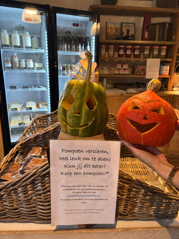 Pompoenwedstrijd bij Kerkhovense Molen in Oisterwijk