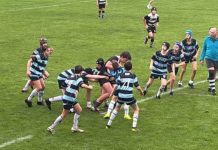 Spanning en overwinning bij rugby Oysters Oisterwijk