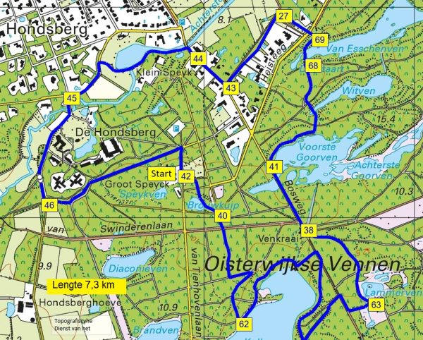 Een herfstwandeling vanuit Groot Speijck Oisterwijk