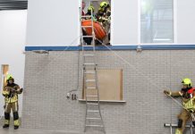 Oefening met meerdere brandweerposten in Oisterwijk