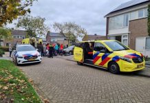 Ambulance naar ongeval in Moergestel