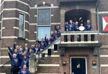G1 Trinitas Oisterwijk gehuldigd door burgemeester