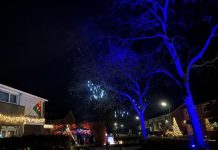 Eerste lichtjestocht Moergestel succes