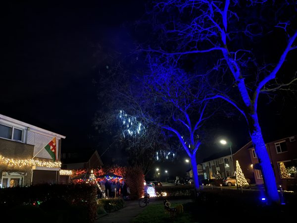 Eerste lichtjestocht Moergestel succes