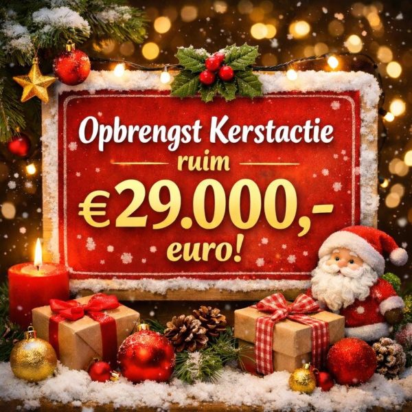 29.000 euro opgehaald bij Kerstactie Durendael