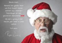 Ron Zwart wenst u heerlijke feestdagen en een vlijmscherp nieuwjaar!