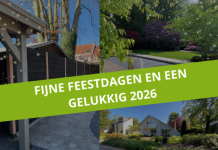 Van Engelen Tuinprojecten wenst u fijne feestdagen en een gelukkig 2026!