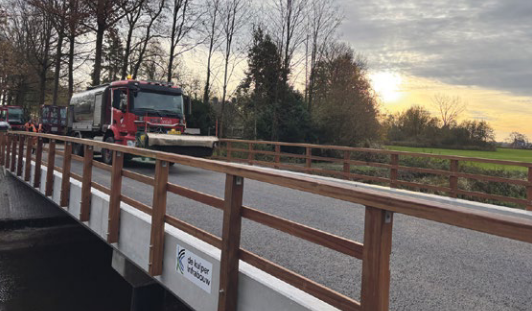 Nieuwe brug Heizenschedijk 5 december weer open