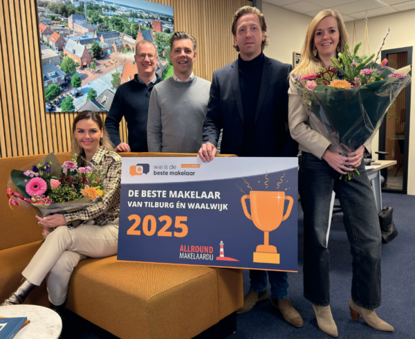 Allround Makelaardij uitgeroepen tot beste makelaar in twee regio’s *