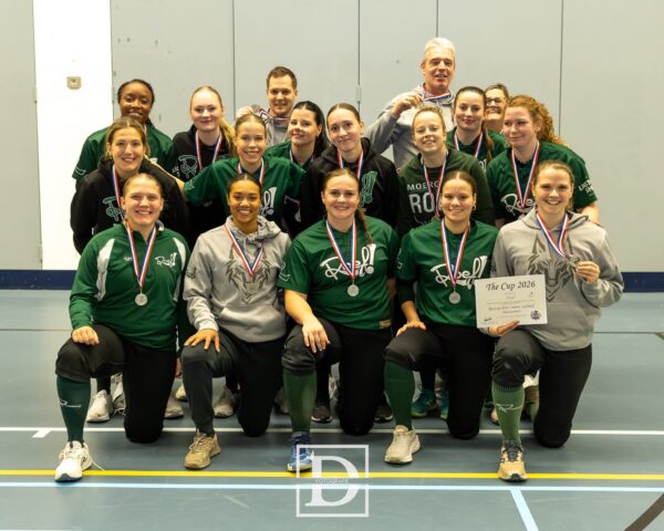 Roef! Dames 1 op plek 2 in Schiedam