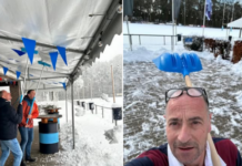 Wat rugby Oysters doen als er sneeuw ligt?