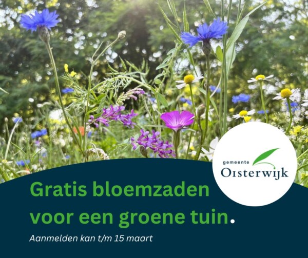 Laatste dag aanmelden voor gratis bloemenzaad