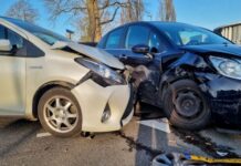 Aanrijding door laagstaande zon