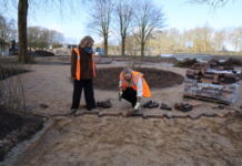 Start aanleg fietsoversteek bij Willem van der Aa-park Pannenschuur Oisterwijk Start aanleg fietsoversteek bij Willem van der Aa-park Pannenschuur Oisterwijk